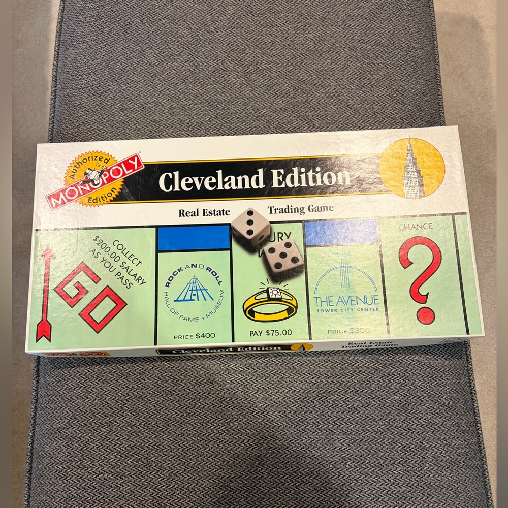 Vintage 1996 Monopoly Authorized Cleveland Edition Board Game - Picture 2 of 10